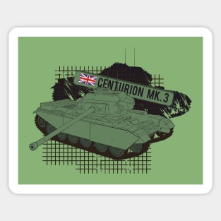 British Centurion Mk. 3 main battle tank Sticker